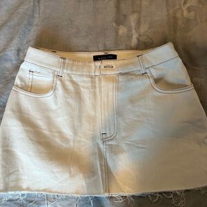 White Fox boutique denim skirt